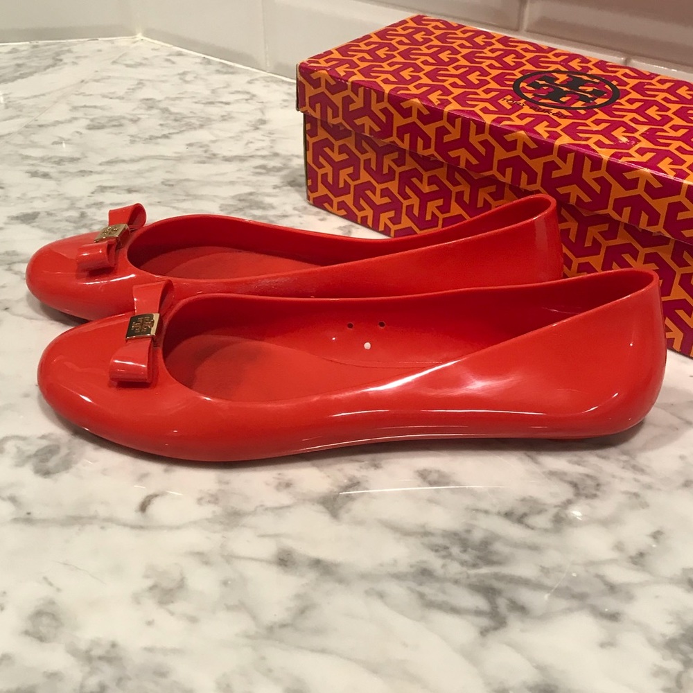 Tory Burch jelly slippers